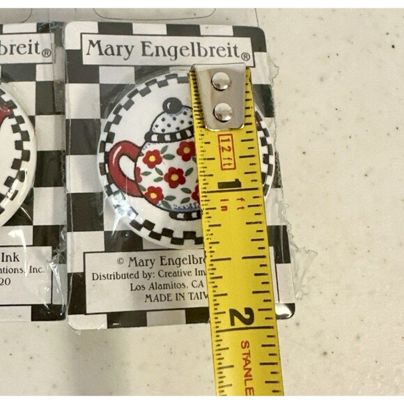 Mary Engelbreit Vintage Drawer‎ Pulls Teapot Set Of 6  New In Original Packaging - Picture 7 of 7